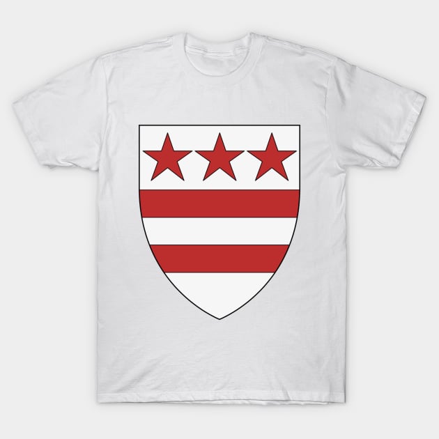 George Washington Coat of Arms T-Shirt by iaredios
